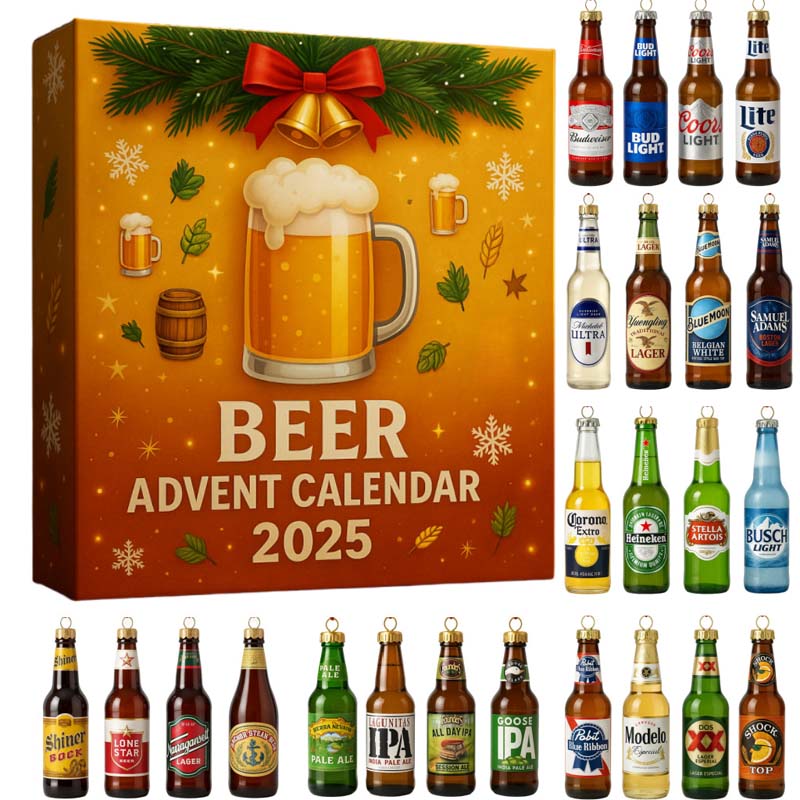 🍺 Øl Adventskalender Overraskelseskasse 🥃 En ny overraskelse hver dag!