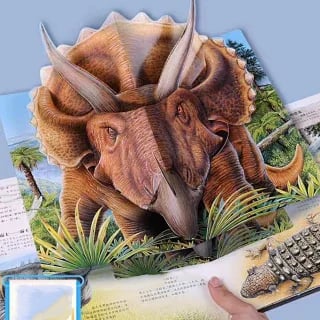 ⏰Ugens specialtilbud: 60 % raba🦖3D-leksikon Prehistorica Dinosaurs📙HARDCOVE