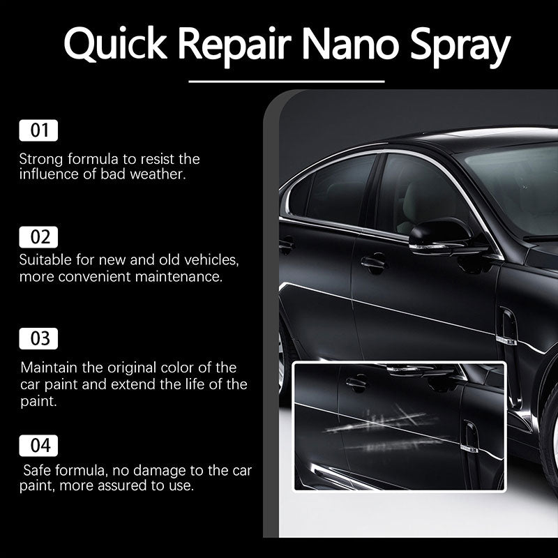 🚗✨ Nano Automotive Coating Spray - Genopret, beskyt og skinne!
