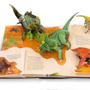 ⏰Ugens specialtilbud: 60 % raba🦖3D-leksikon Prehistorica Dinosaurs📙HARDCOVE