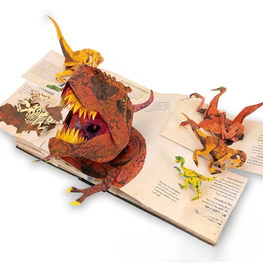 ⏰Ugens specialtilbud: 60 % raba🦖3D-leksikon Prehistorica Dinosaurs📙HARDCOVE