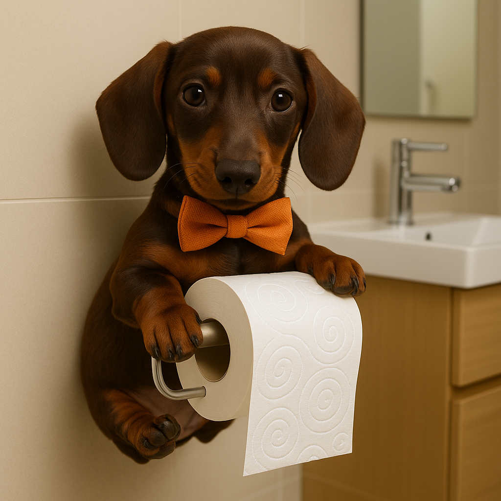 🐾2025 Badeværelse Hot Sale:🐕Myk papirholder for val