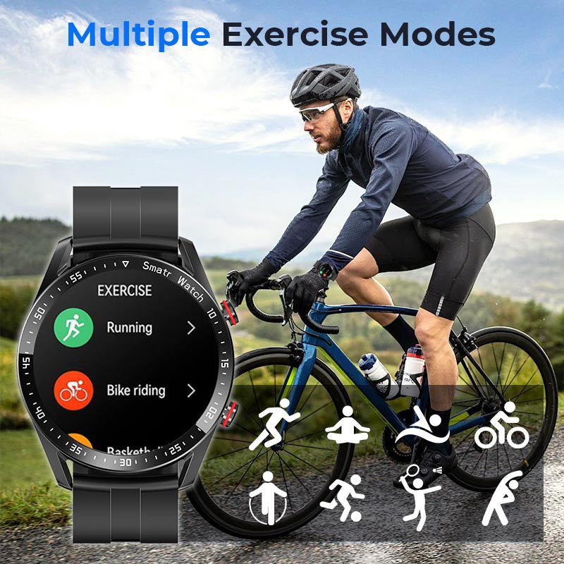 Nyt multifunktionelt smartwatch - understøtter iOS og Android